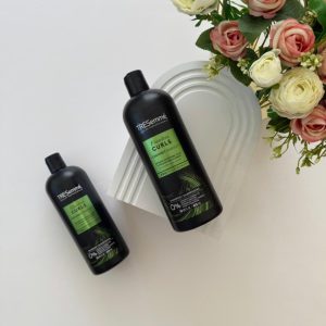 شامپو لیبل سبز موهای فر ترزمه TRESemmé Flawless Curls Hair with Coconut Oil Shampoo 828mlش